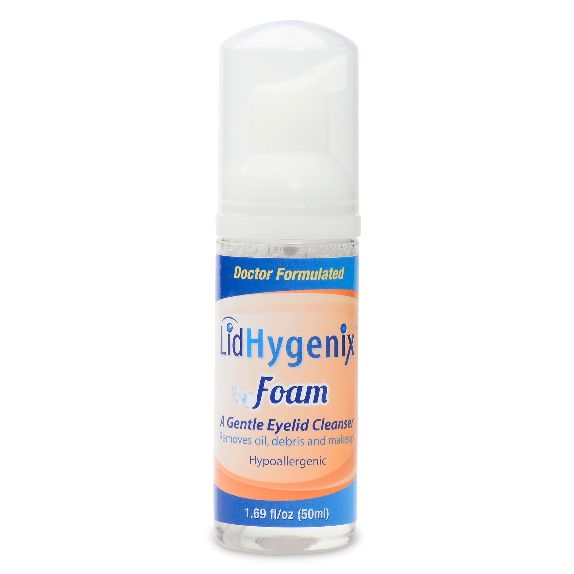 LidHygenix FOAM Eyelid Cleanser (1.69 oz)